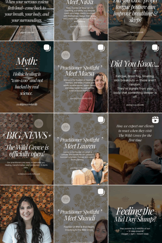 ig grid social media management cookeville tn